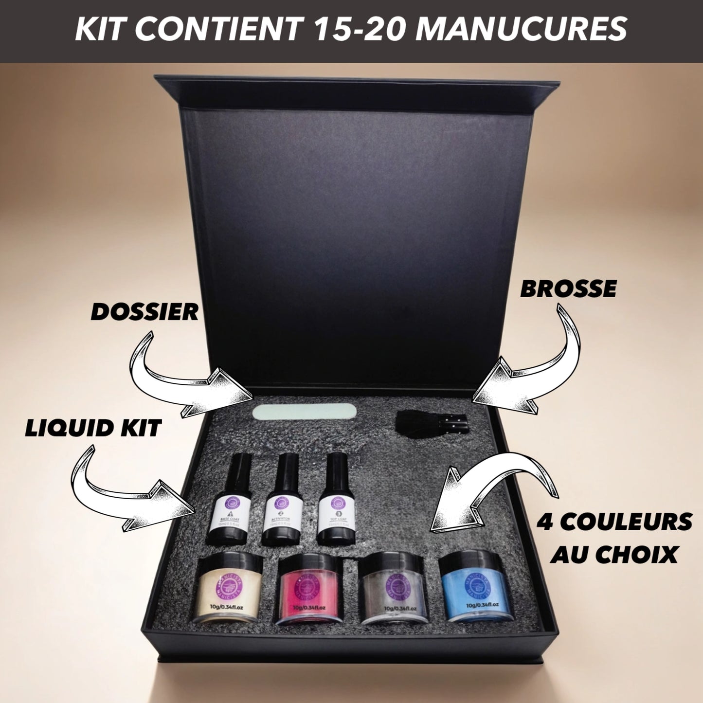 MANICISTA® Dipping Kit (4 Couleurs)