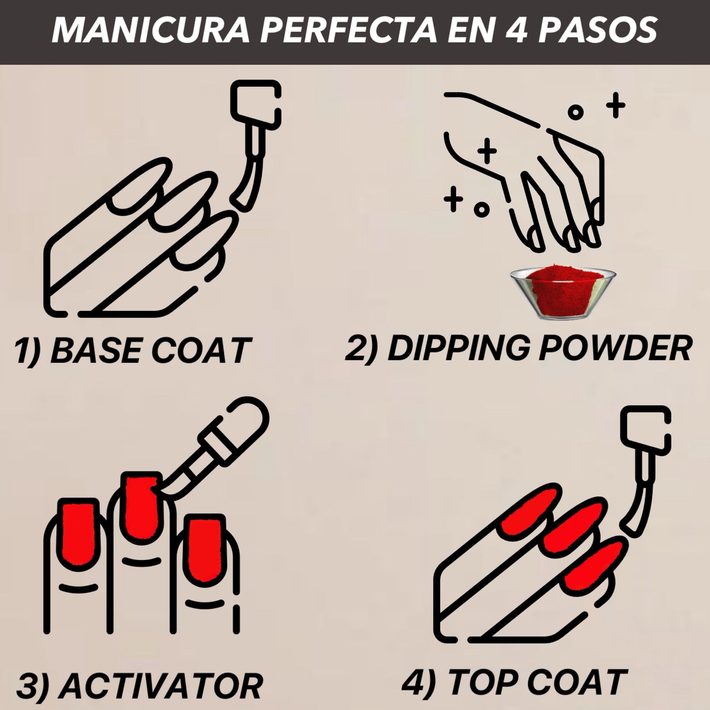 MANICISTA® Dipping Kit (4 Colores)