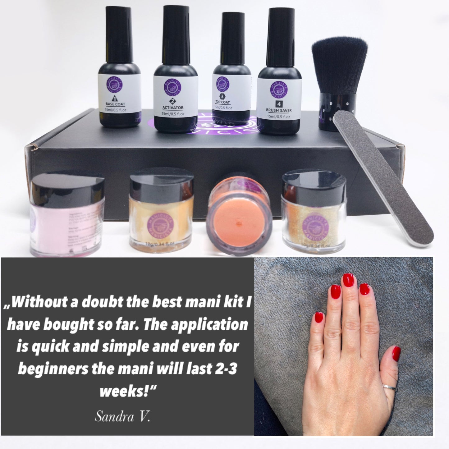 MANICISTA® Dipping Kit (4 Colours)